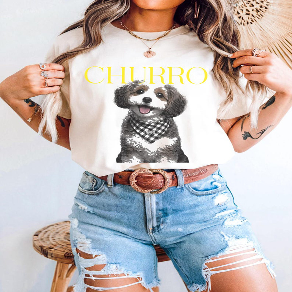 パーソナライズされたカスタムペットポートレートTシャツ、動物 - Pet Portrait Custom のレビューと価格