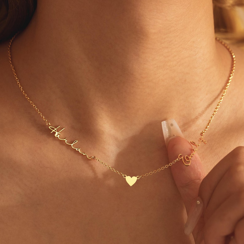 Lemegeton カスタマイズされたネームネックレスカスタ - Birth Flower Necklace のレビューと価格