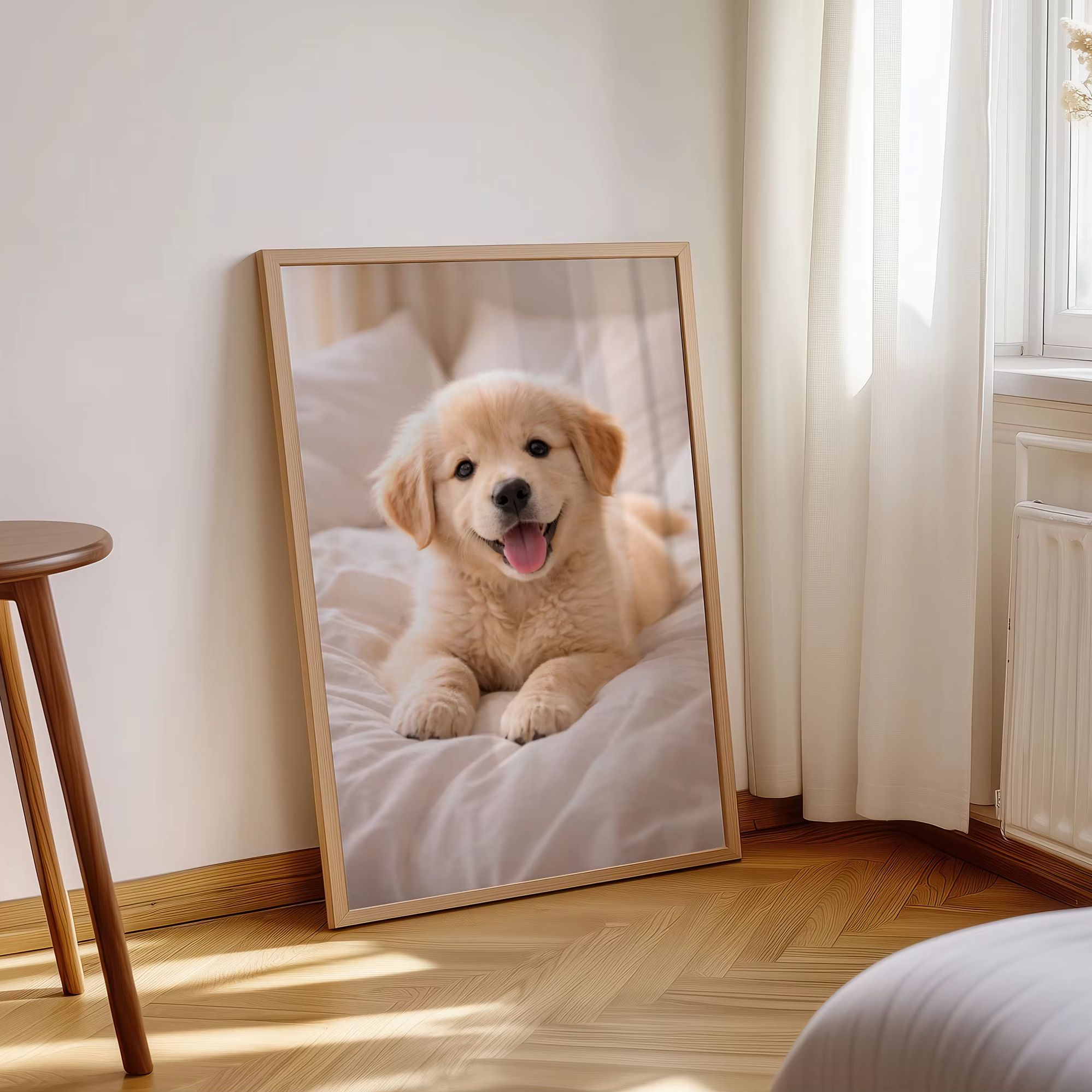 オリジナル写真プリントキャンバス、フレームなしで友人へのプレ - Pet Portrait Custom のレビューと価格